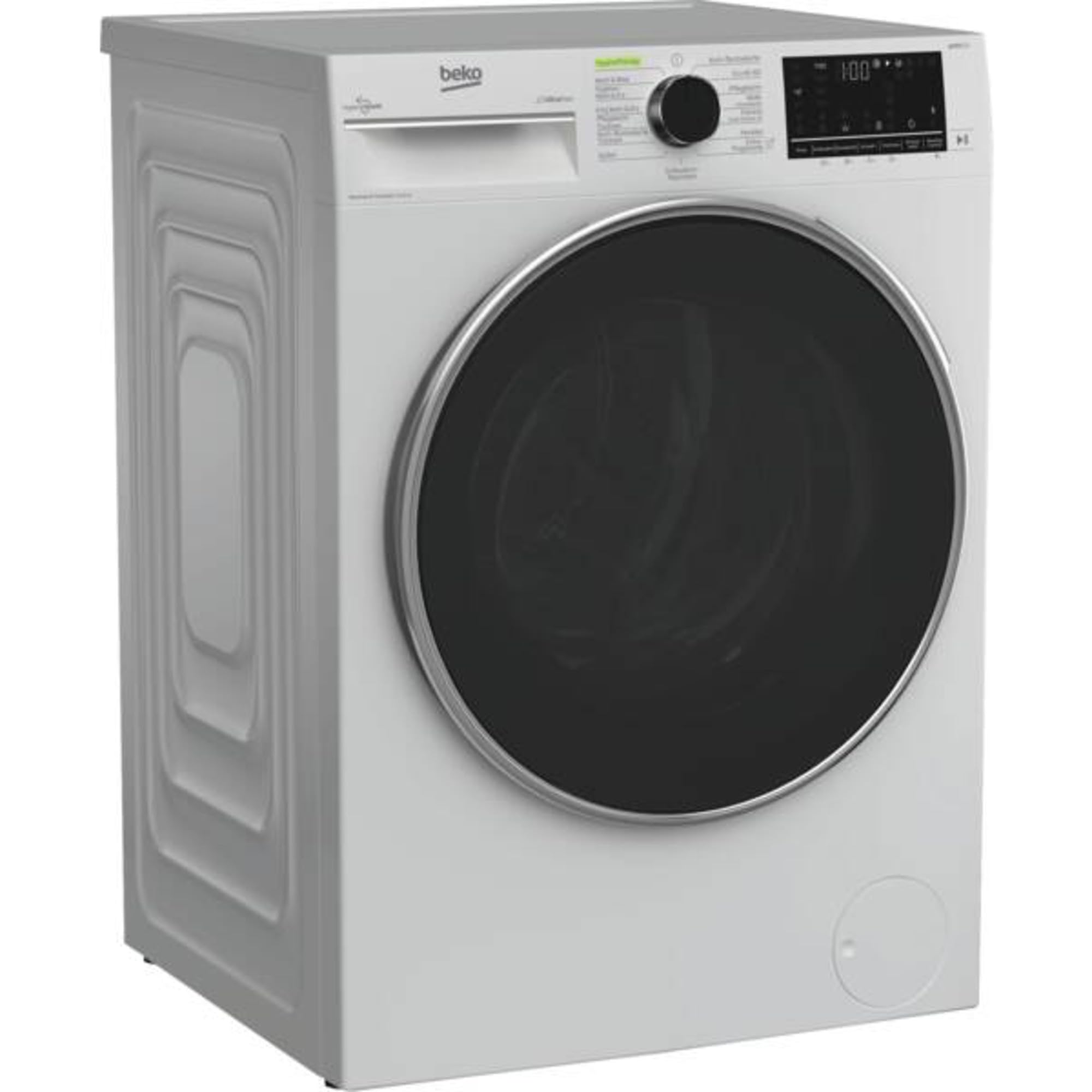 Beko B3DFT510442W Waschtrockner, 10 kg Waschen / 6 kg Trocknen, Bluetooth, Dampffunktion, Prosmart Inverter Motor, Weiß