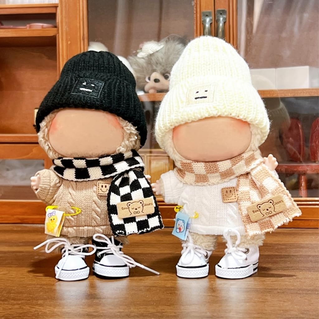 Amazon.co.jp: For Labubu 服 4点セット ぬいぐるみ用 ラブブ1代目 2