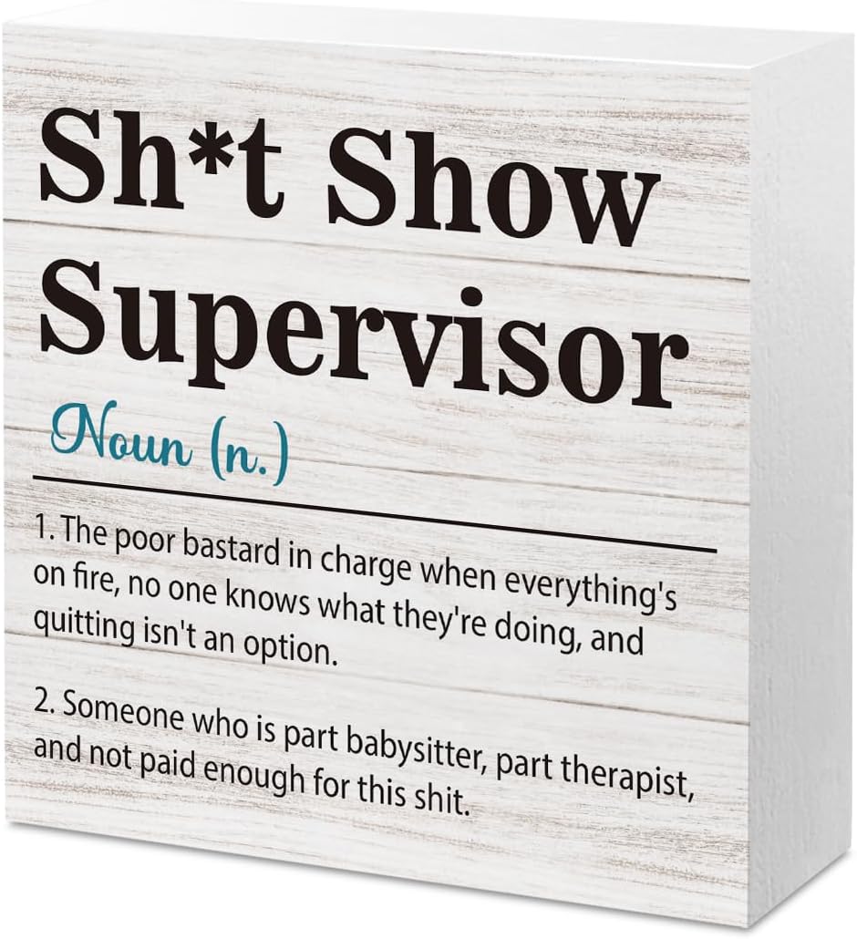Funny Supervisor Appreciation Gifts Boss Gifts for Women Men Boss