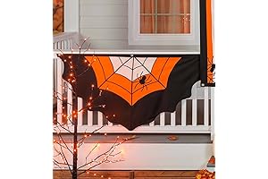 Plow & Hearth Halloween Spider Web Bunting