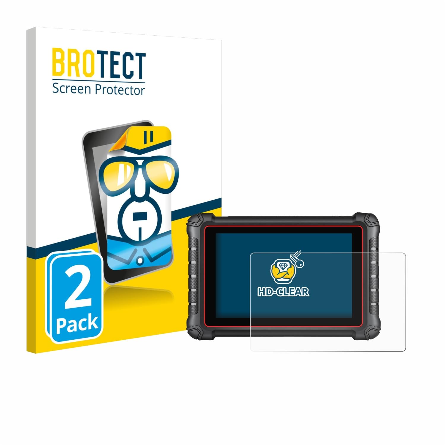 Brotect 6-Pack Screen Protector Compatible With Motocaddy M1 DHC Elektrotrolley Screen Protection Film Ultra Clear - Scratch Proof, Transparent,Clear