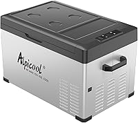 Vista 10 de Alpicool CHS45 Refrigerador de 12 voltios con control de temperatura dual, portátil, 33 cuartos (31 litros), para camión, cámper, barco, campamento