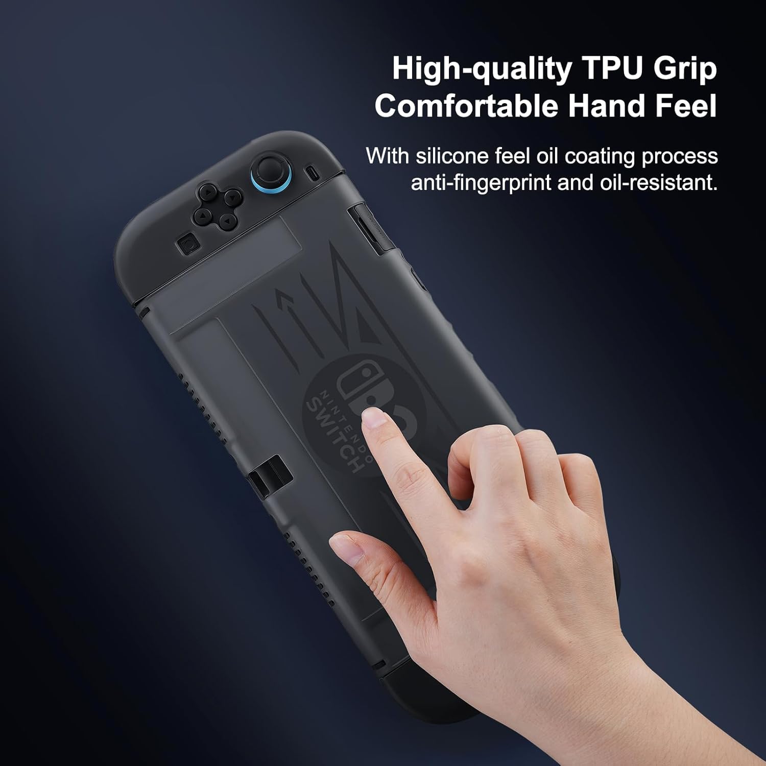 2025 Protective TPU Case for Nintendo Switch 2 & Joy Con Controller, Durable Protector Cover Shell Accessories for 7.9 Inch Switch 2 2025 Release, Dockable Case for NS2 - Transparent Black - Image 4