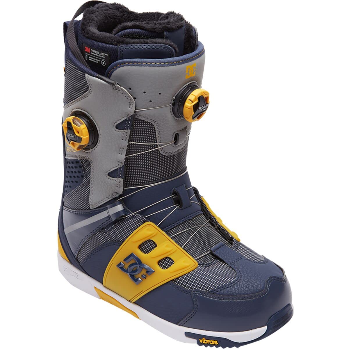 DC Phantom Snowboard Boots Dc Navy/Yellow 11.5 D (M)