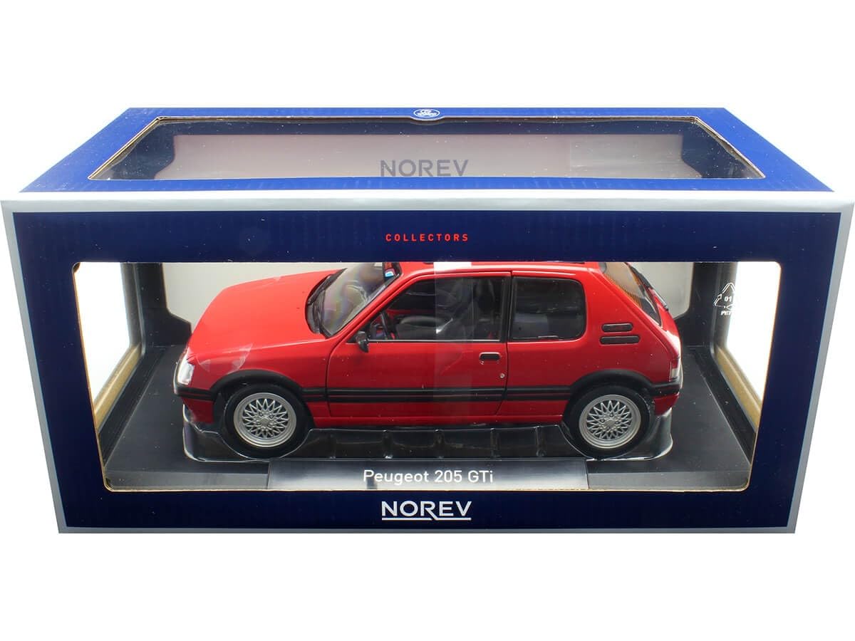Peugeot 205 GTI 1.9 – Déco PTS – Miniature Norev 1/18 – Occasion Boite D’origine