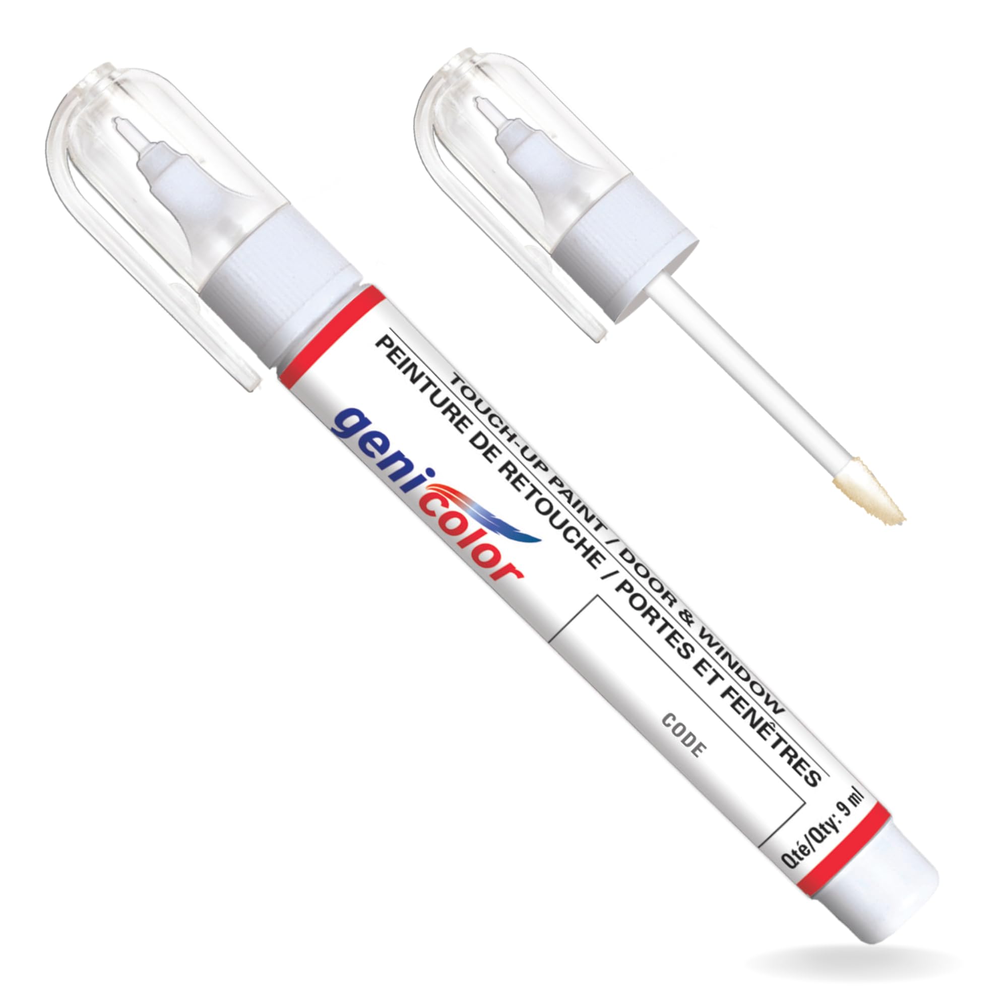 RAL 9003 SIGNAL WHITE PAINT TOUCH UP PEN/BRUSH FOR UPVC PVC PVCU WINDOWS DOOR