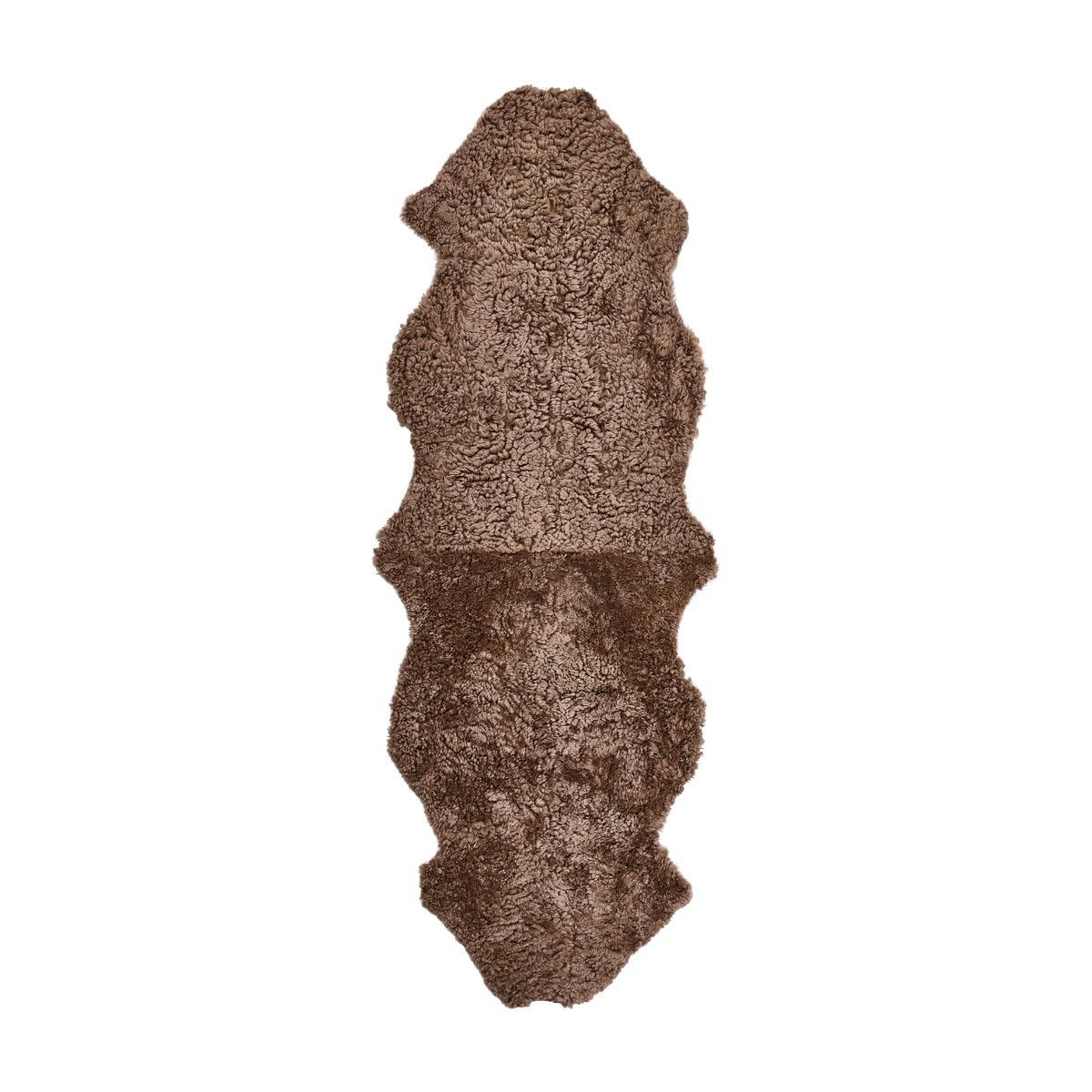 Nordic Sheep Real Sheepskin Rug Short Hair 170x60cm, Light Brown