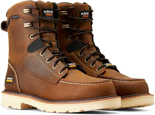 Miniatura 5 de ARIAT Men's Rebar Lift 8" Waterproof Composite Toe Work Boot Industrial
