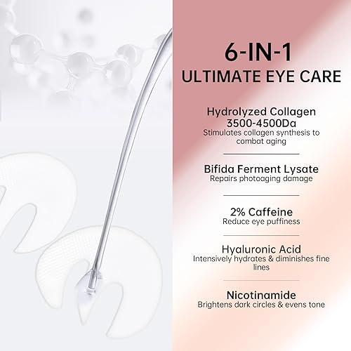 Miniatura 2 de Novoy 15 Pares de Parches de Ojos Profundos de Bio-Colágeno Real - Parches de Ojos de Retinol 6-en-1 para la Noche para Ojeras, Hinchazón y Arrugas