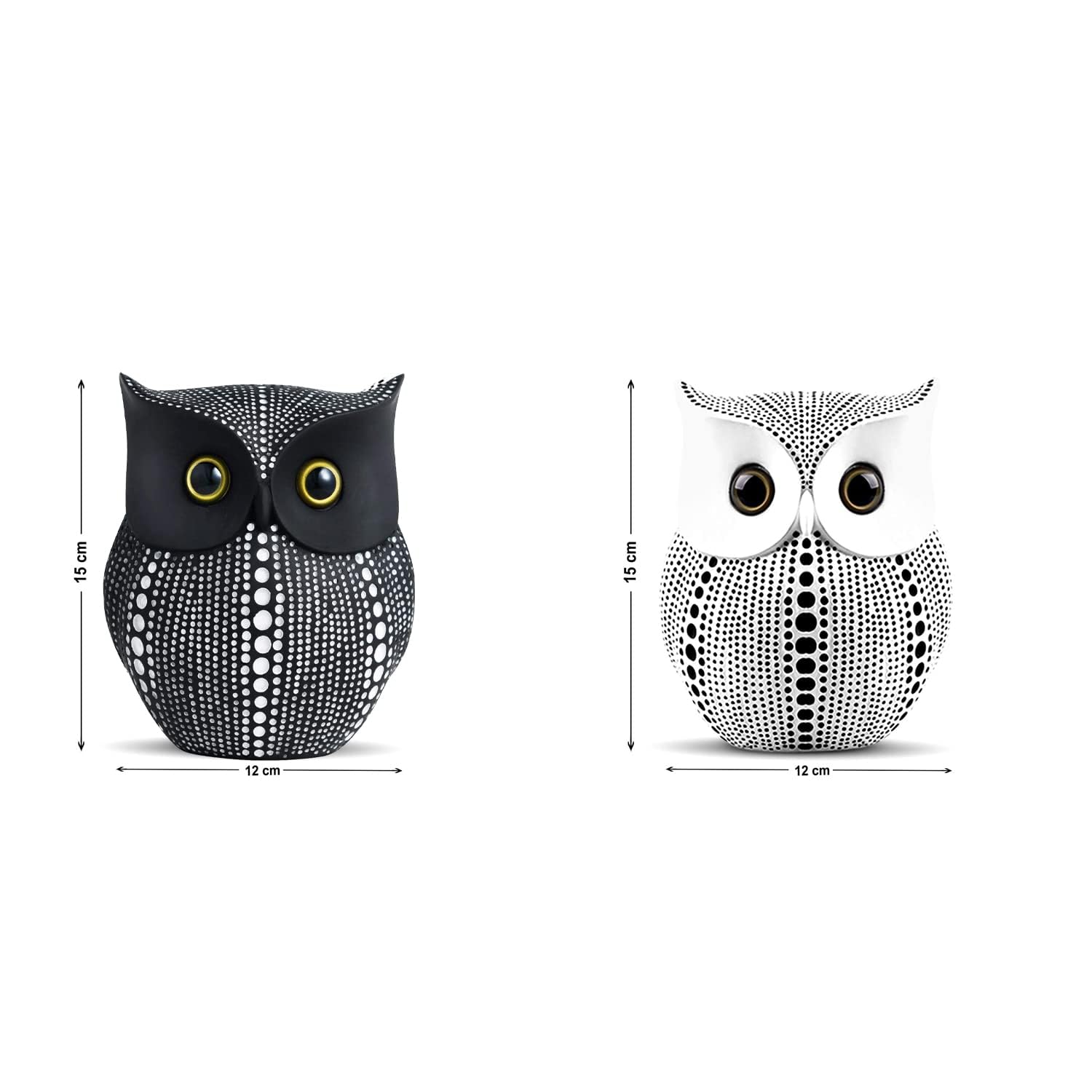 Lucky Owl Statues - Home Decor -4