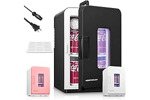 NORTHCLAN Mini Fridge For Versatile Use: For Drinks, Skincare, and Food On-The-Go!