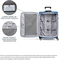 Vista 35 de Travelpro Maxlite 5 - Juego de 2 piezas de equipaje de mano de tela, expandibles con 4 ruedas giratorias, bolso blando para debajo del asiento, Negro