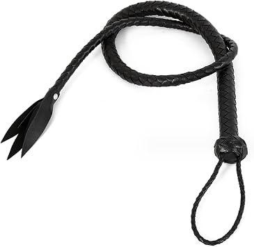 New Hand Woven Horse Riding Crop Whip PU Leather Equestrianism Horse Crop Horse Riding Whip with Soft Handle, Horse & Bull Obedience Training Whip