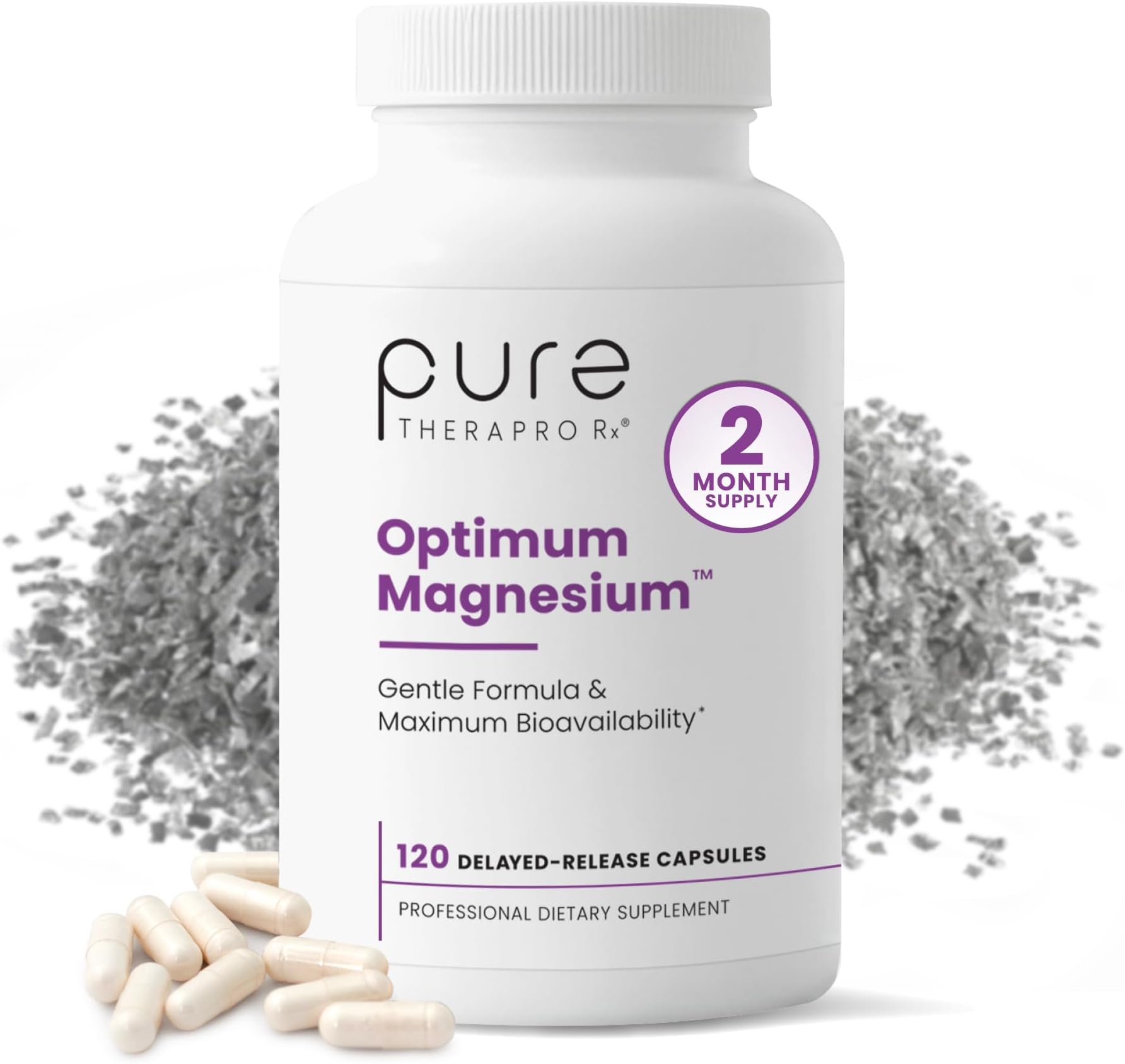 Optimum Magnesium Lysinate Glycinate & Di-Magnesium Malate, Made in USA | 2 Month Supply | Chelated for Maximum Absorption, Supports Bone Health & Energy, Non-GMO