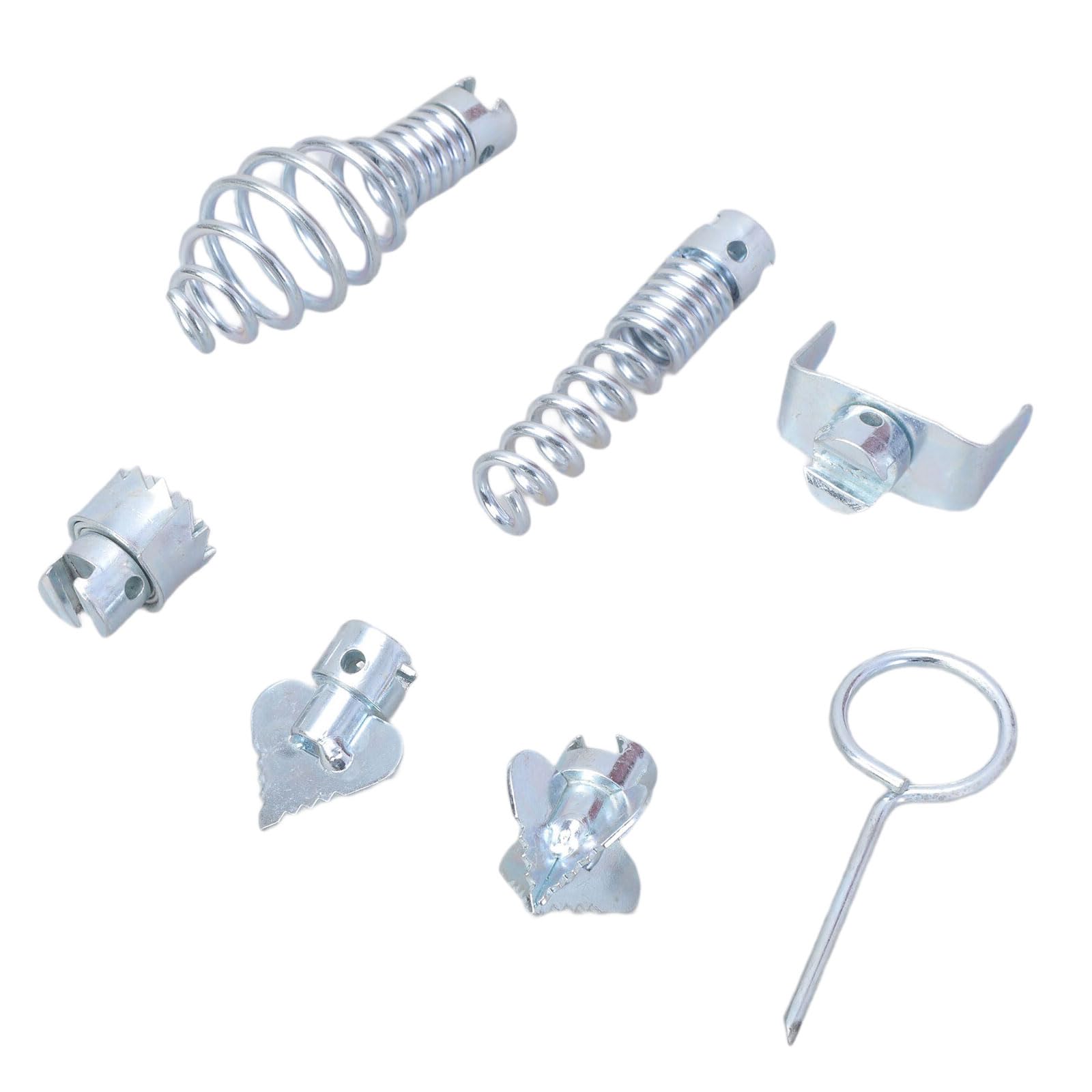 Msioytog 7Pcs Plumbing Tool Cutter Head Set For Pipeline Dredging Machine With Easy Operations Design Residential Commercial Use Pipe Unclogging