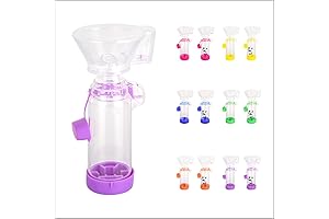 Fun and Colorful Nessi OTC Spacer for Inhalers - Essential Inhaler Chamber...