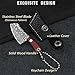STARDW Damascus Pocket Knife Set Mini Chef Knife EDC Knife Set Tiny Knife Cleaver for Package Opener Box Cutter -4-piece set