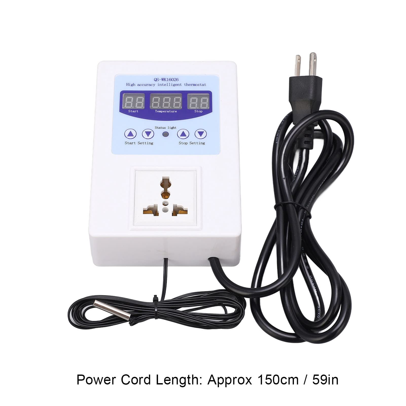 Temp Controller Diymore 1800W Digital Thermostat Plug-in