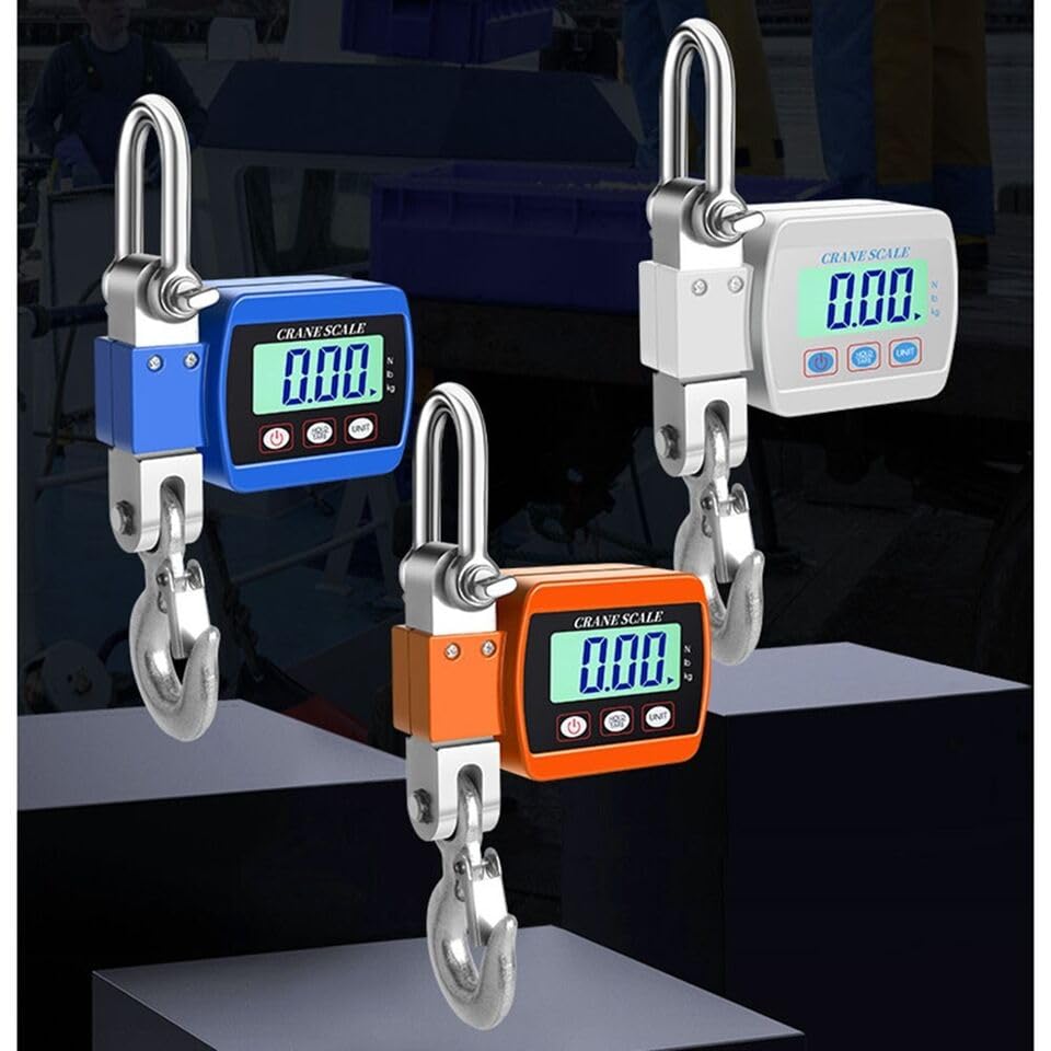 High Precision Electronic Hook Scale W/LCD Digital Display Electronic Scale