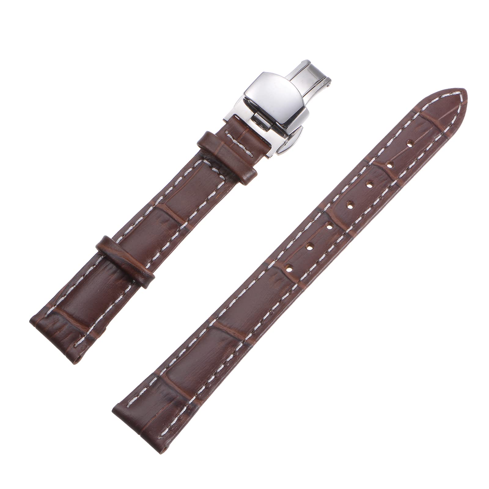 sourcing mapLeather Band Replacement Kit Deployment Buckle Watch Leather Strap