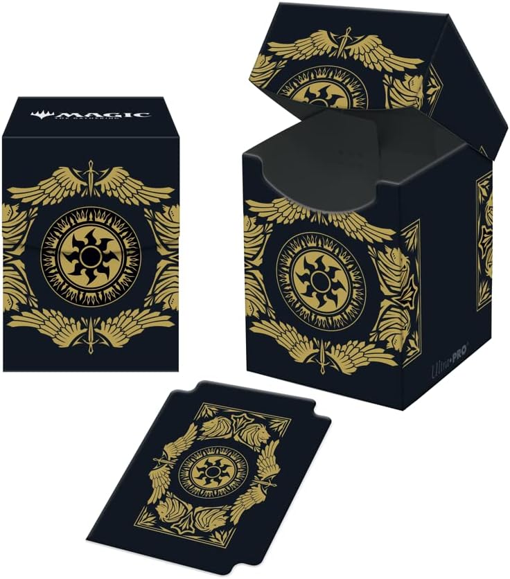 Ultra Pro - Magic: The Gathering Mana 7 Plains Deck Box 100+ - Protect Your Cards While On The Go , and Always Be Ready for Battle Against Friends or Enemies with A Stylish Full-Color Deck Box