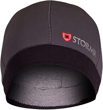 STORMR Unisex Typhoon Neoprene Watch Cap Waterproof Windproof 2mm Micro-Fleece Lined Fishing Beanie