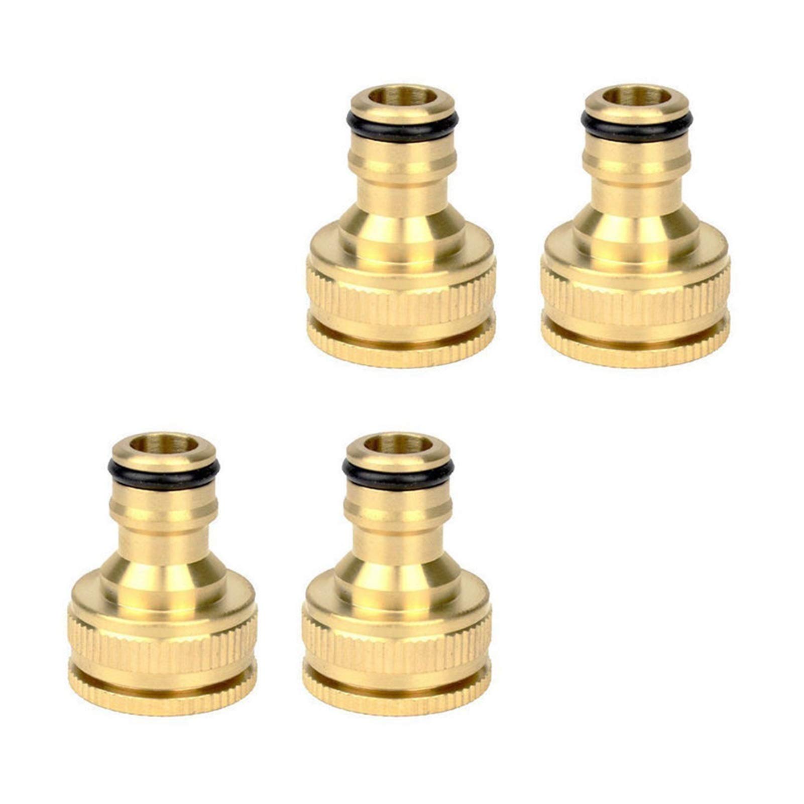 Lfang-Raccordi per Tubi Flessibili 6 pz, Tubo del Tubo del Tubo del Tubo dell'Acqua del Giardino dell'ottone, connettori del Rubinetto Maschio, buona Resistenza all'Usura