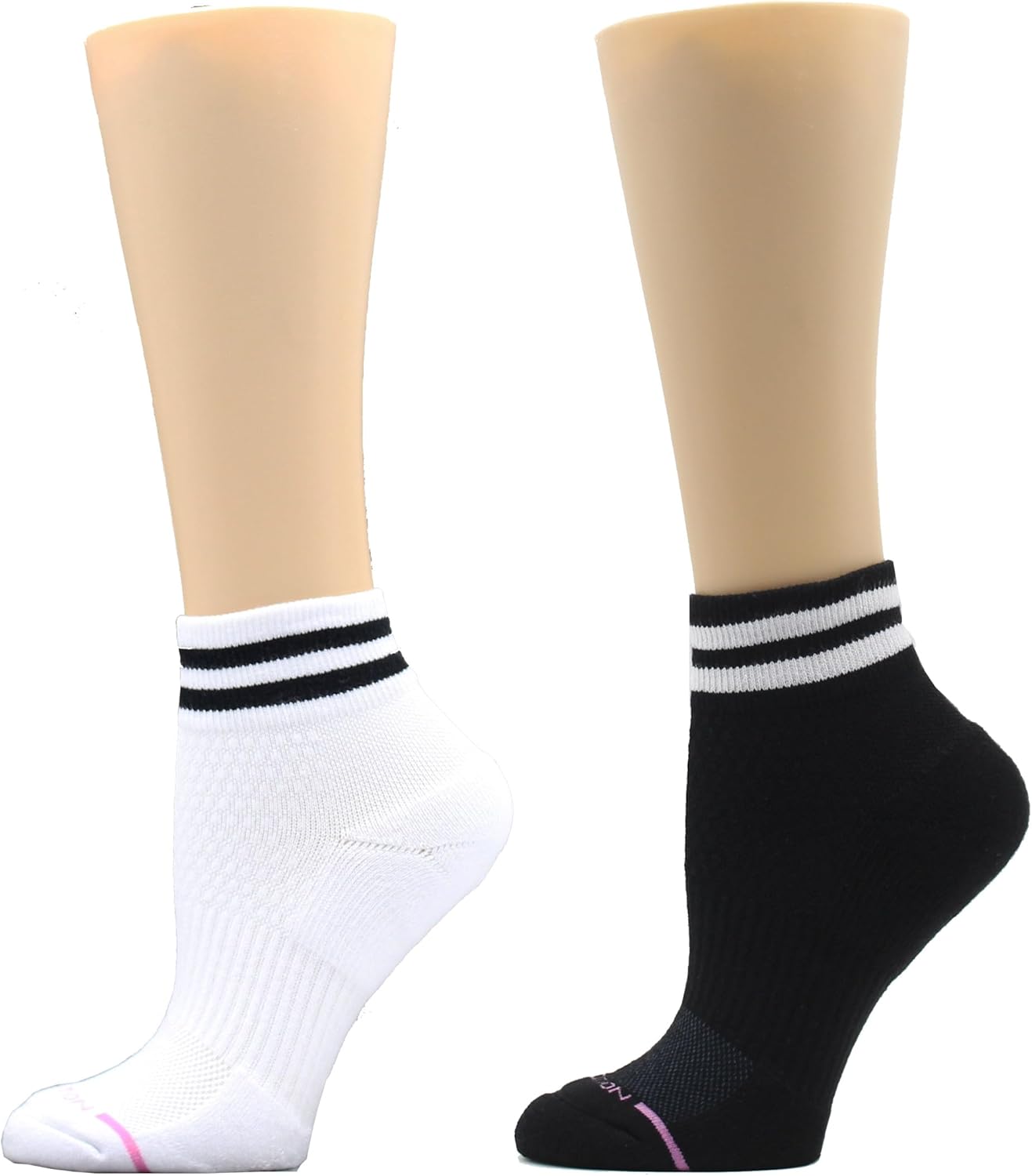 Dr. Motion Solid Half-Cushion | Quarter Compression Socks For Women