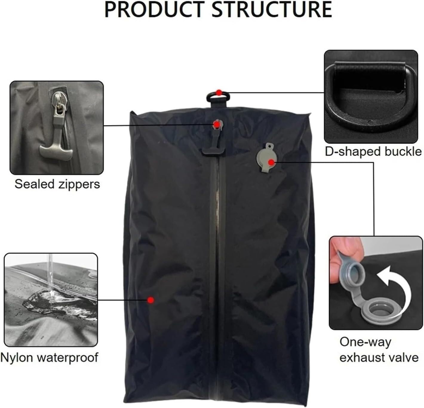 Per Moto Borsa Porta Attrezzi Per Moto 1 Pezzo Professionale Per Bagagli Compressione Sottovuoto Riutilizzabile Risparmia 60% Borse Da Sella Borsa Laterale(16L Black)