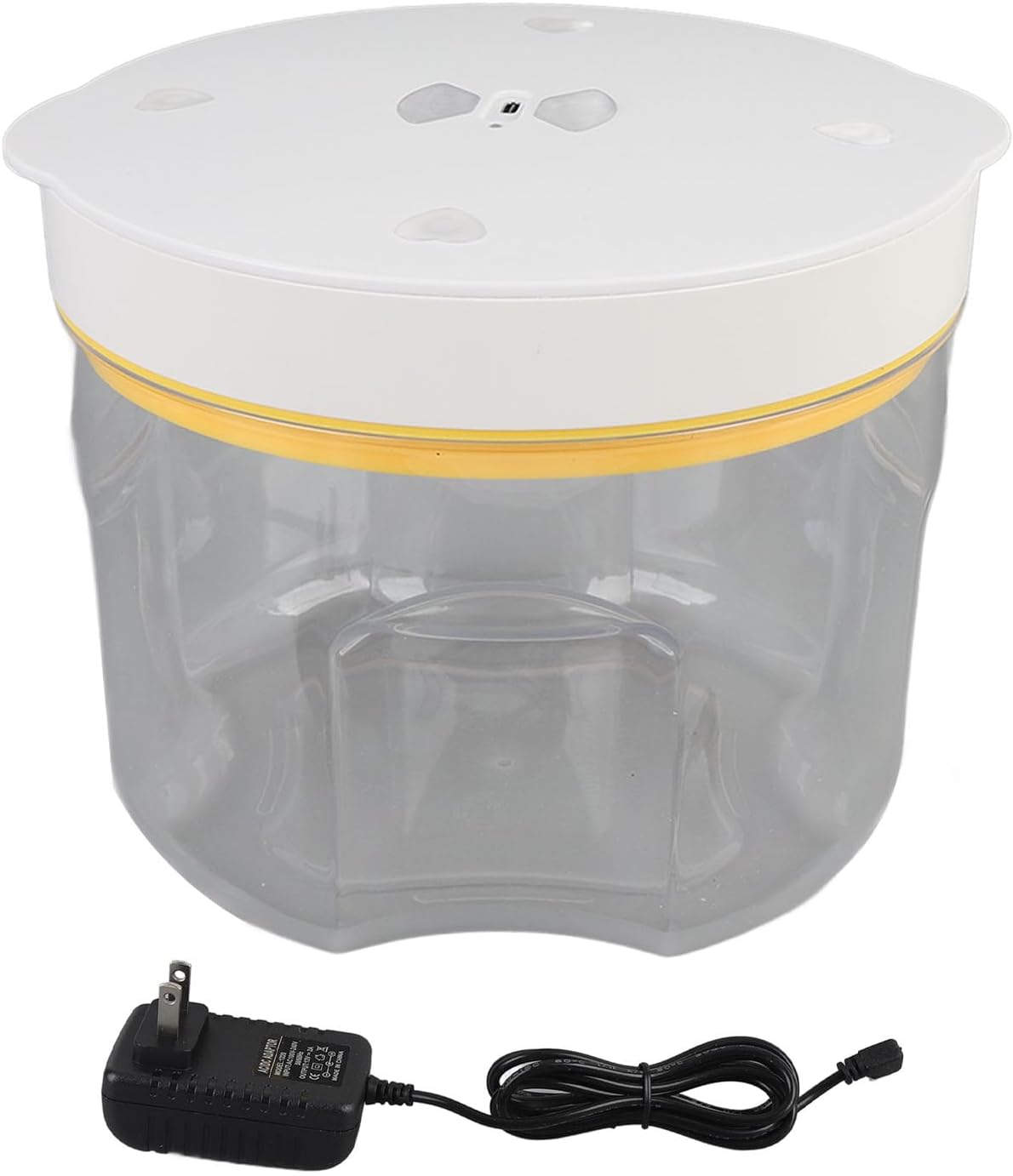 Resin Bubble Remover, Quick Bubble Removal Resin Vacuum Degassing Chamber Airless Machine with LED Indicator for Resin Art Craft Jewelry Making