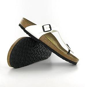 BIRKENSTOCKS GIZEH ギゼ ホワイト　38 24.5センチ Gizeh Natural Leather White | BIRKENSTOCK