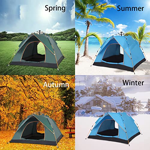Carpa de camping impermeable pop up para 3 personas miniatura 3
