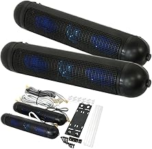 Life_mart Satellite Speaker 【 Enhances mid to high frequencies Slim Type 】 Car Speaker 2-Way In-Car Speaker Compact Car-Mount