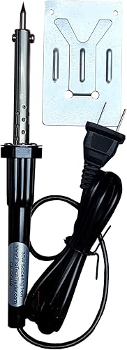 Miniatura 5 de Soldador de 30 W, punta de precisión reemplazable, 30 W, reparación de circuito electrónico cónico de punta fina, placas impresas con orificios