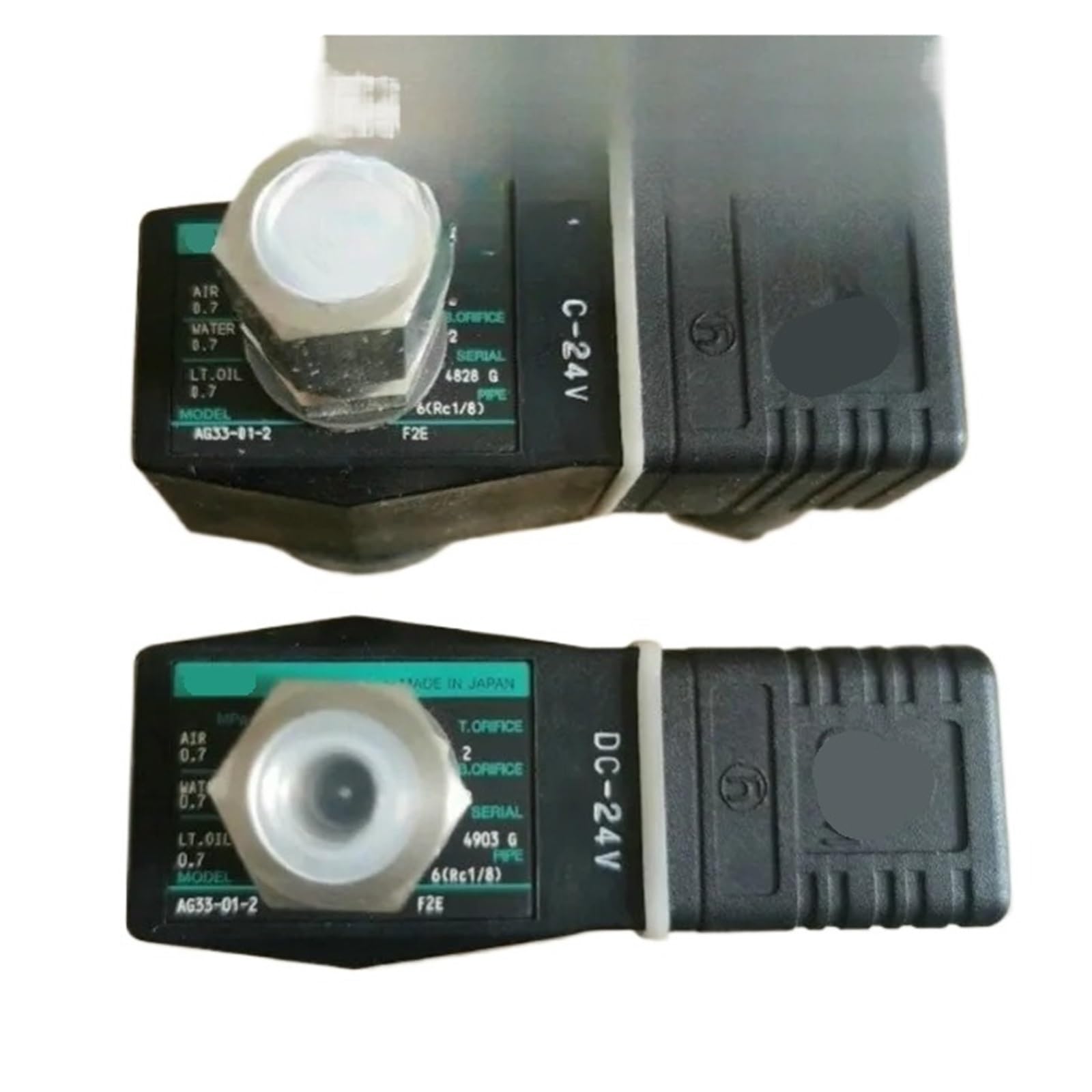 Électrovanne AG33012F2E en acier inoxydable robustesse industrielle DC24V