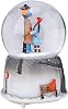 Snow Globe Music Box Crystal Ball with LED Light Desktop Decoration Children Snow Globe Good Gift for Girlfriend Wife Parents Office Home Decor