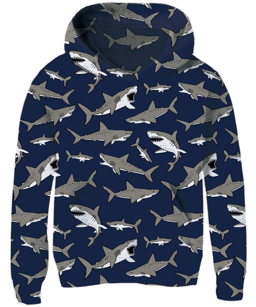 Ahegao5t Kids Grey Shark Sweatshirt Years Old Girls Funny