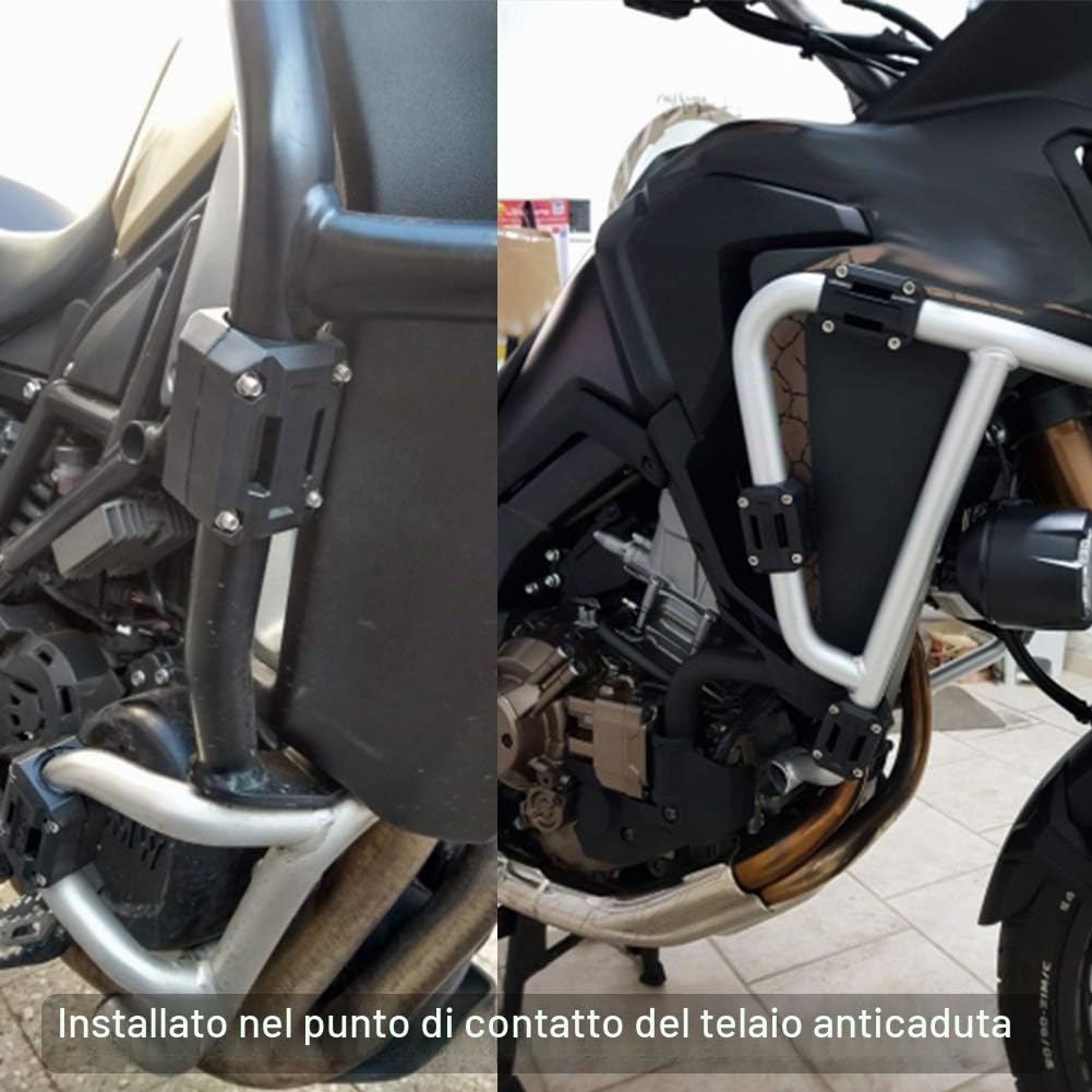 3 paia blocchi decorativi paraurti moto universale protezione moto paraurti moto blocco decorativo blocco moto protezione paraurti moto blocco protezione decor 22/25/28 mm per R1200GS R1150GS