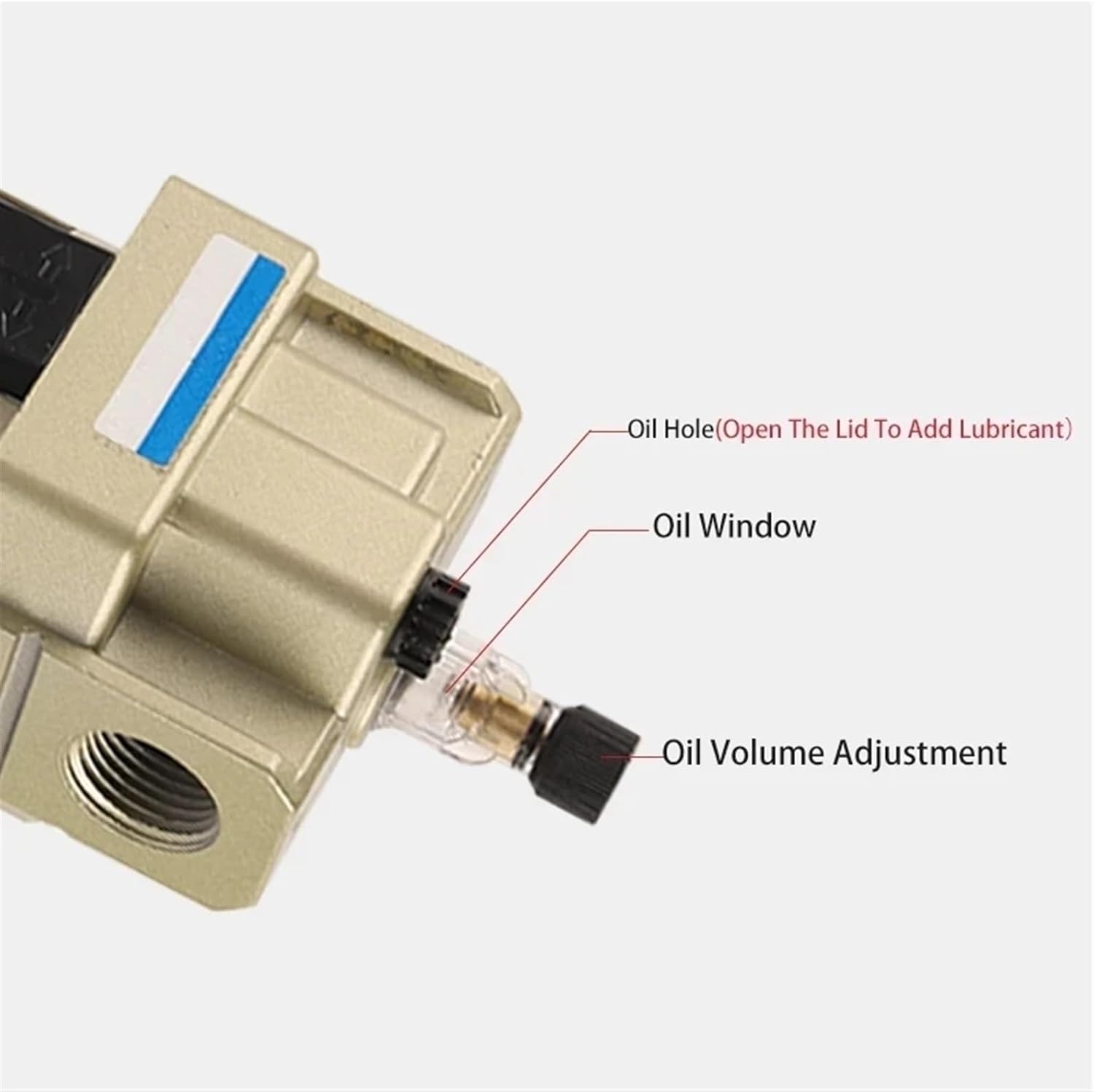 AC2000-02/AC3000-02/AC3000-03 Pressure Regulator Oil Moisture Separator Air Compressor Filter for Water Filters Dehumidifier(AC2000-02)