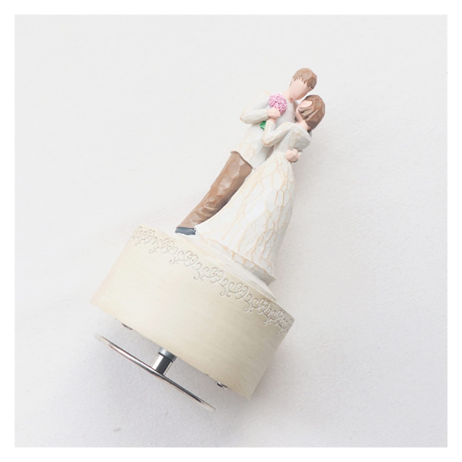 Carillon, per Ragazze Donne Statua fatta a mano Carattere Sky City Music Box Retro coppia Music Box Scatola di compleanno del regalo di compleanno nozze box di musica rotante per Compleanno Natale Fes