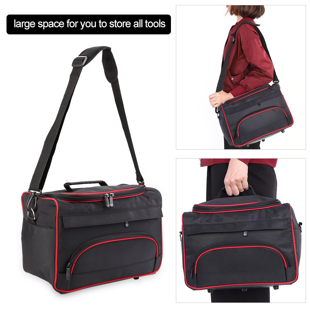 Hairdressing Tool Shoulder Bag Portable Hairdresser Case Large Capacity Hairdresser Hairdryer Straightener Scissors Comb - Image 3