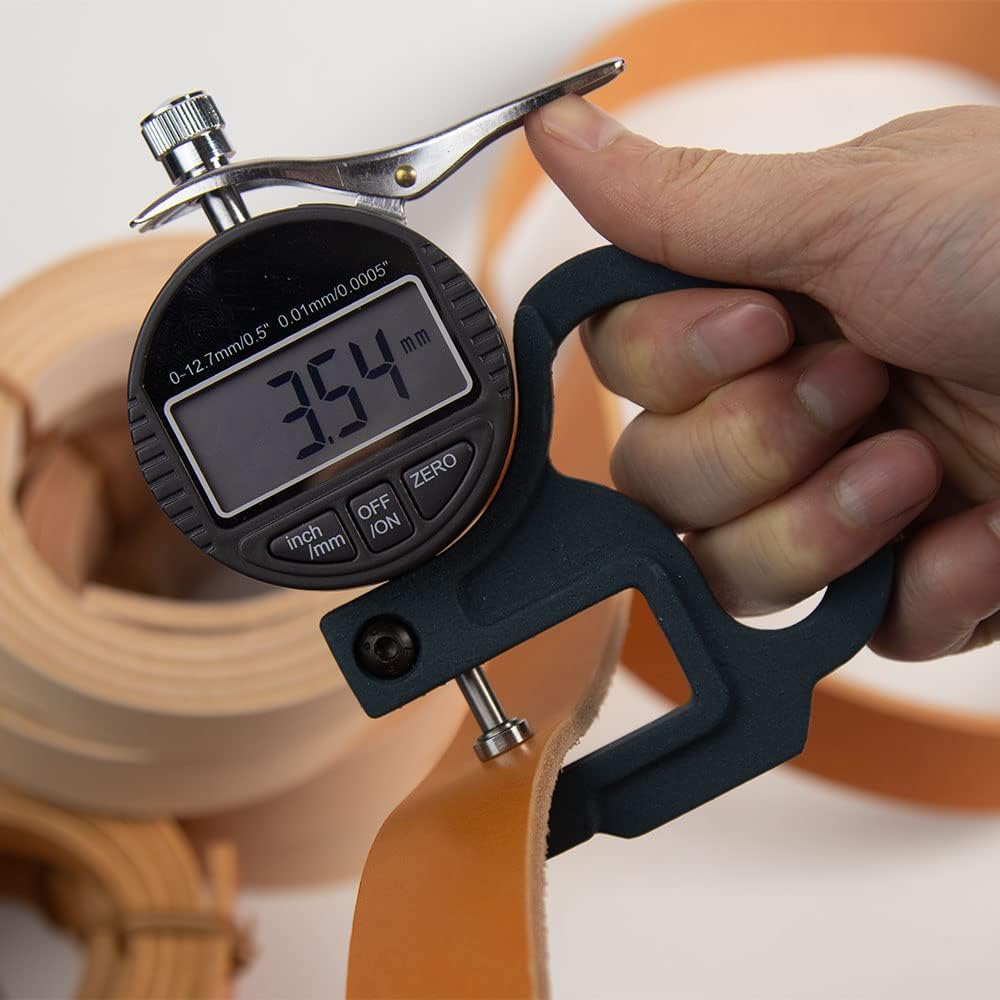 WUTA Veg Tanned Leather Handmade Belt Blank Cowhide Strip Genuine Leather Belt Strip DIY Gift Belt 38mm (1.5") Width,Orange
