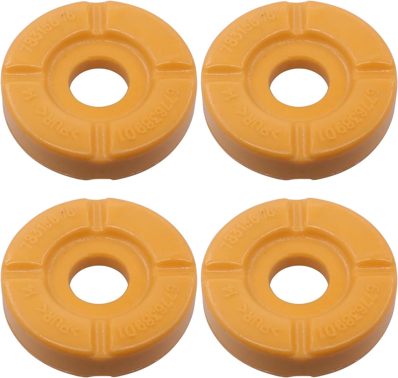 NewYall 4Pcs Front Suspension Shock Upper and Lower Strut Mount Support Bushing for BMW E70 E71 X5 X6 2007-2014 31336776390 31336776389