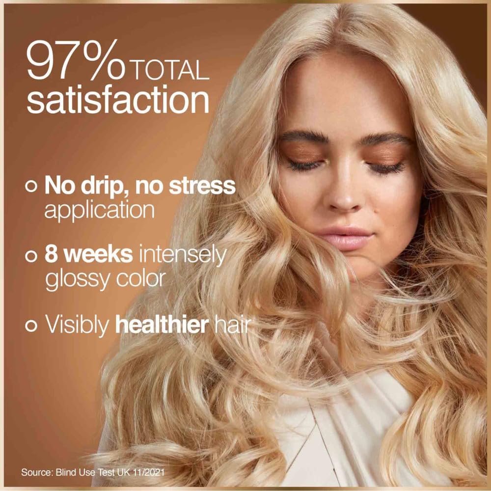 Garnier GOOD trwałe farbowanie, zestaw premium, trwały kolor, dla intensywnego i jasnego koloru, do 8 tygodni, bez amoniaku, kolor: 9.1 wanilia blond