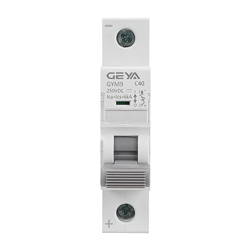 Vista 13 de GEYA Mini disyuntor CC, carril DIN 6KA DC MCB (2P 40A 500VDC)