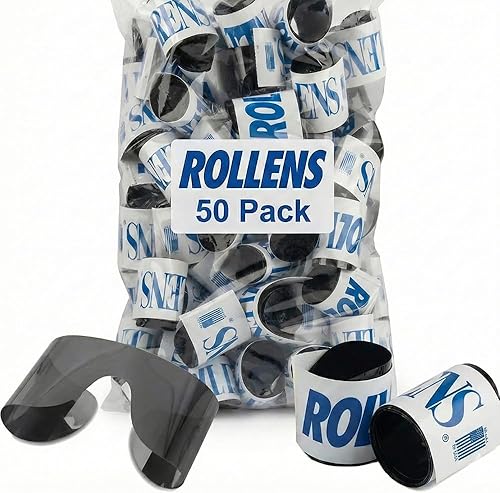 Rollens Post Mydriatic - Gafas de sol desechables enrollables con 100% protección UV (50 unidades) - Fabricado en los Estados Unidos