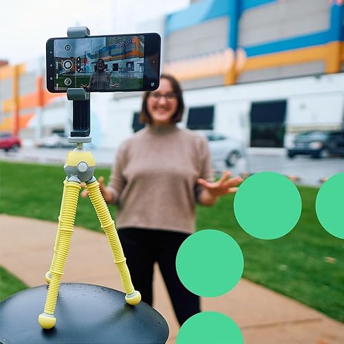 Miniatura 18 de JOBY PodZilla - Kit mediano, trípode flexible con soporte para teléfono GripTight 360, trípode para teléfono de los creadores de GorillaPod