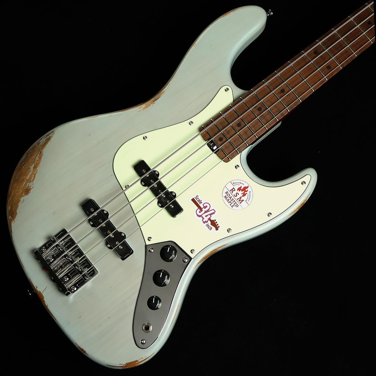 Amazon | Bacchus WL4-AGED/RSM SBBD-AGED エレキベース グローバル