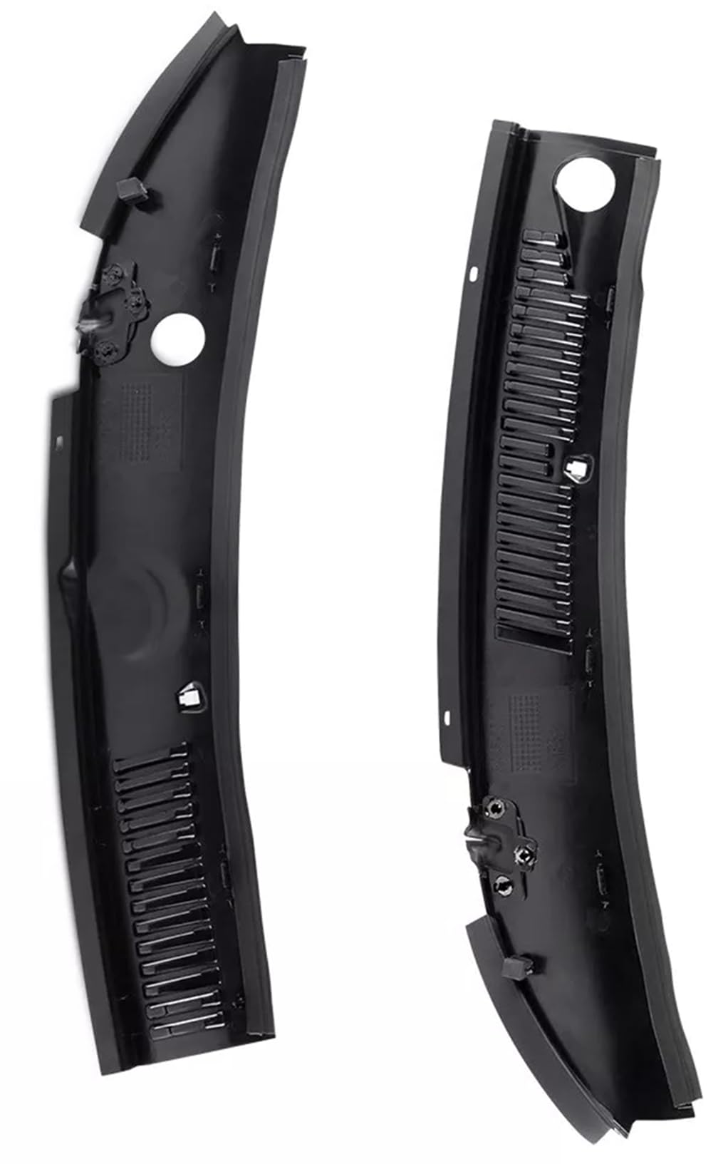 Windshield Cowl Cover Fit For 99-04 Improved Wiper Cowl Grille Black Plastic 2-Piece