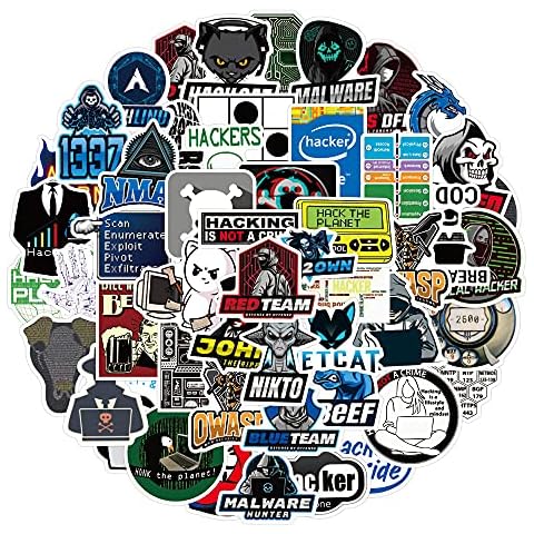 Autocollants Hacker Tacomexi 50 pièces Cover